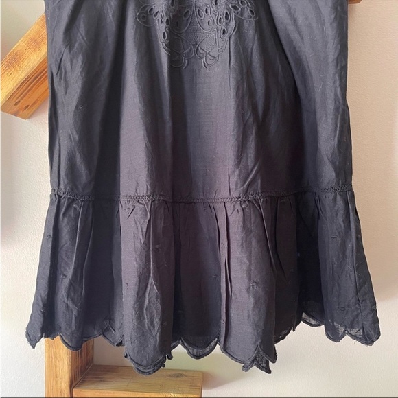 LET ME BE | Anthropologie Eyelet Lace Peplum Tank Top Size 4 - Picture 7 of 10